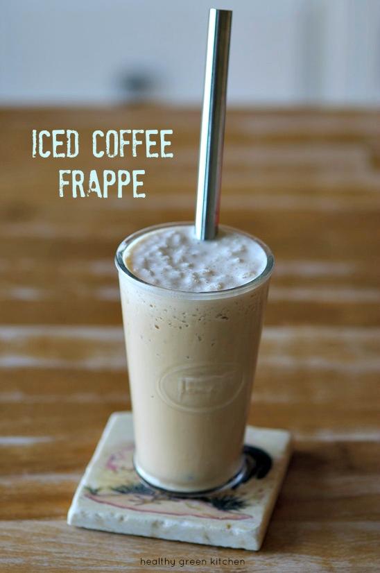 Sipping on an Iced-Coffee Frappe is the perfect way to cool down on a hot day.