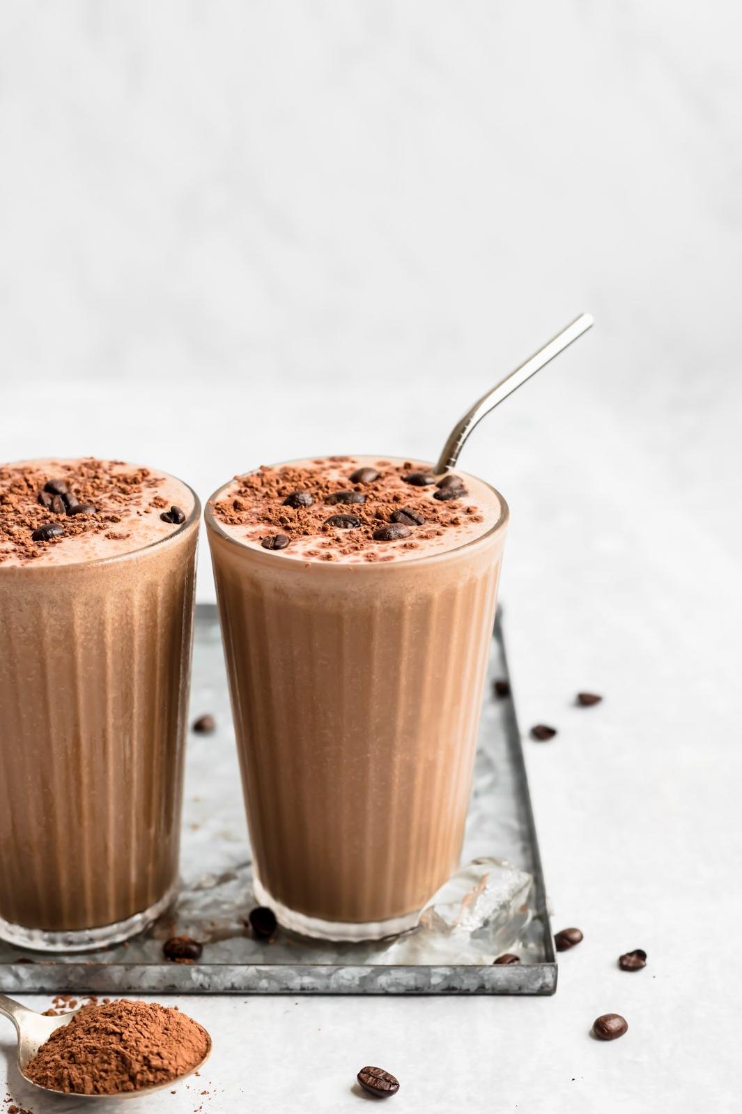  Start your day strong with a delicious and refreshing Coffee Vanilla Chocolate Smoothie.