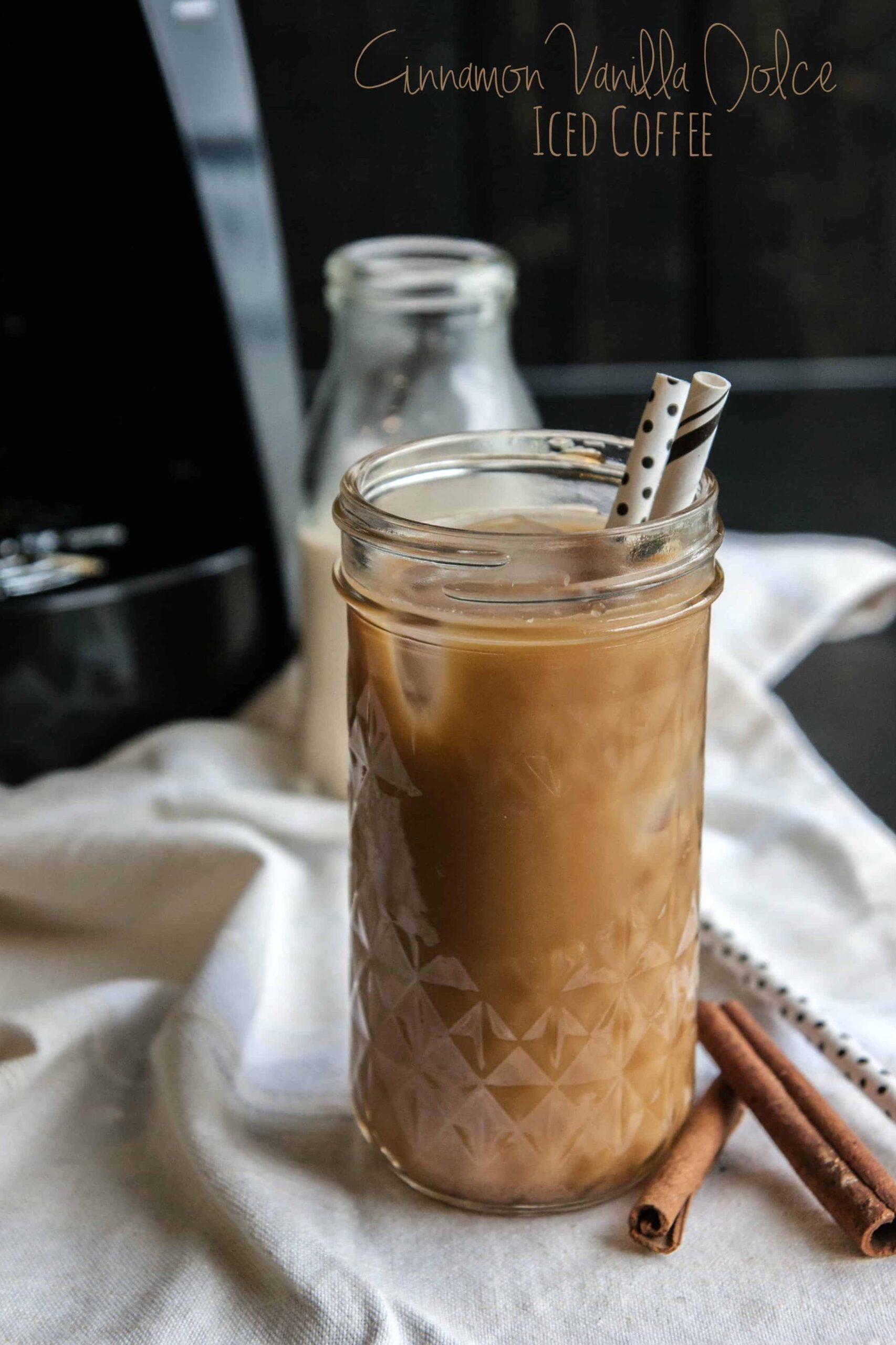 Sure, here are 11 unique photo captions for the Cinnamon-Vanilla Coffee recipe: