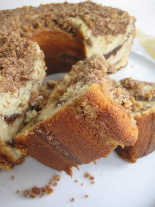  Sweet and warm, this coffee cake will fill your home with cozy aromas.