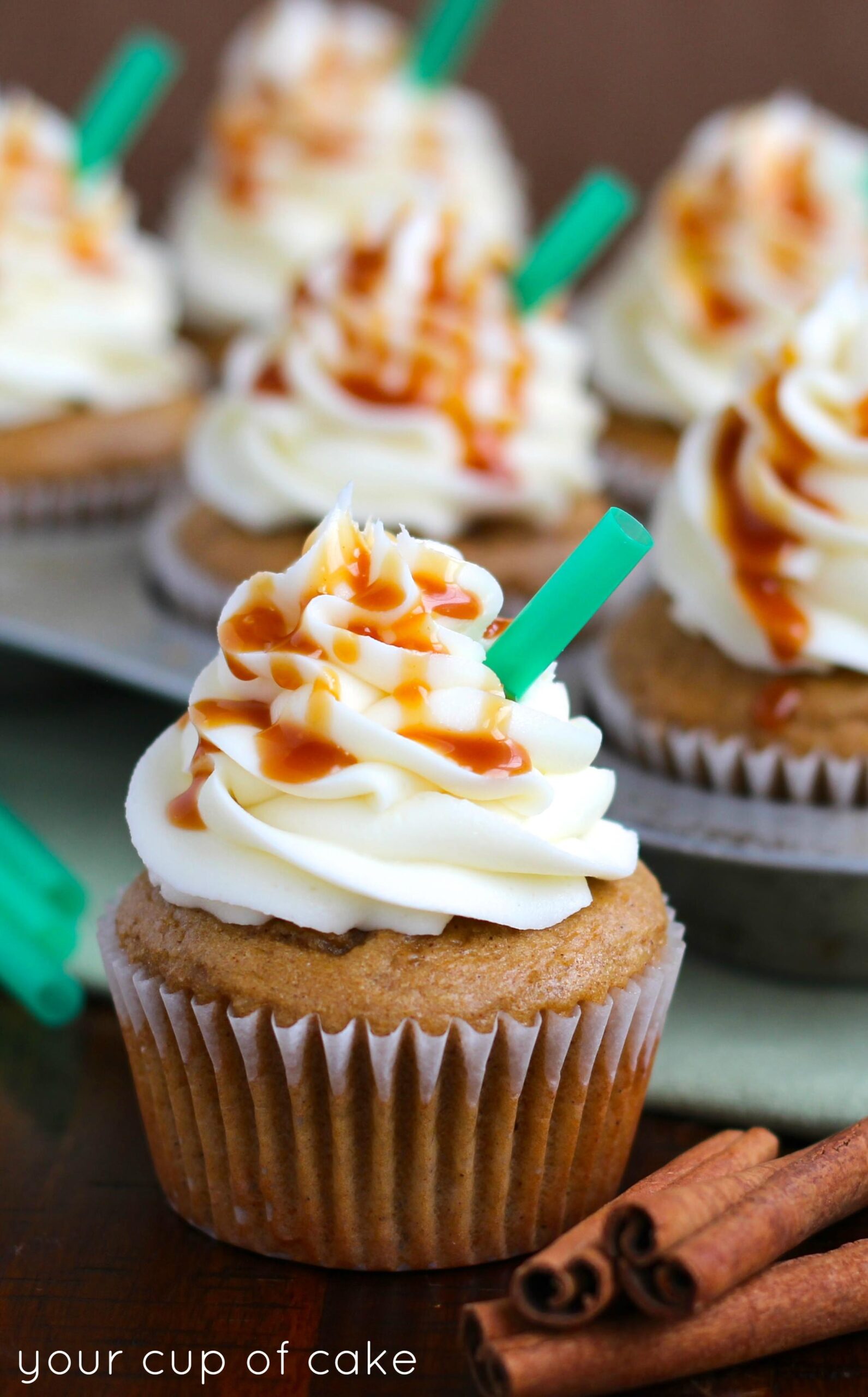  Sweet, spiced and everything nice. It's Pumpkin Spice Latte Cupcakes time!