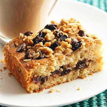  Sweeten up your morning with this Honey-Glazed Buttermilk Oatmeal Coffee Cake!