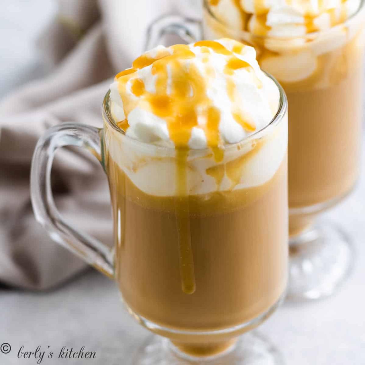  Take a sip of this rich and creamy butterscotch flavored coffee!