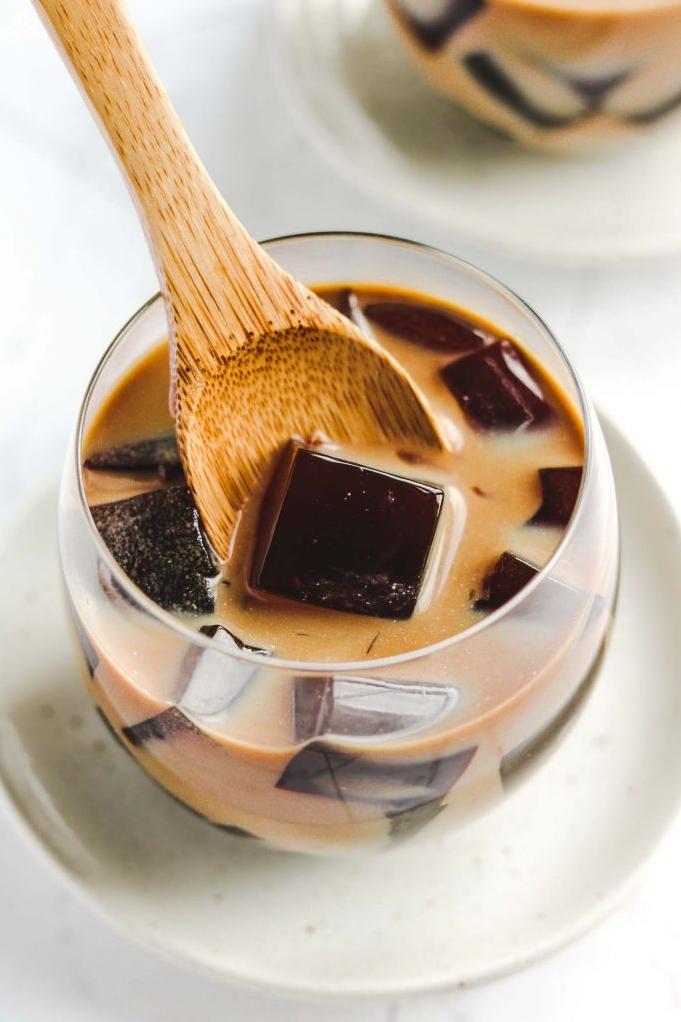  Take your coffee game to the next level with this jiggly treat.