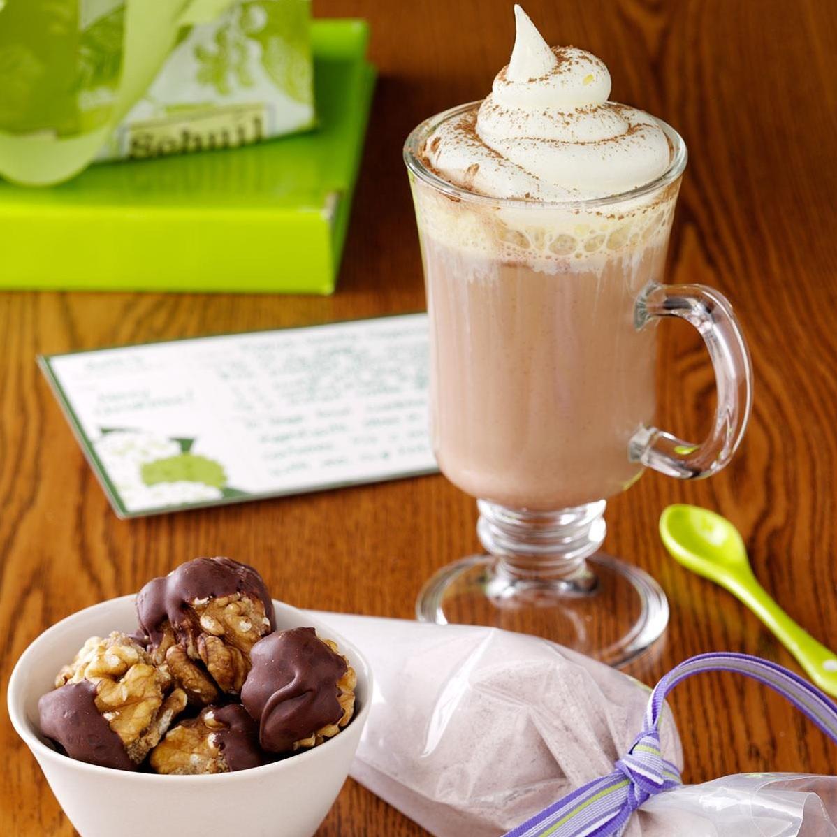  Take your coffee game up a notch with this luxurious cappuccino mix.