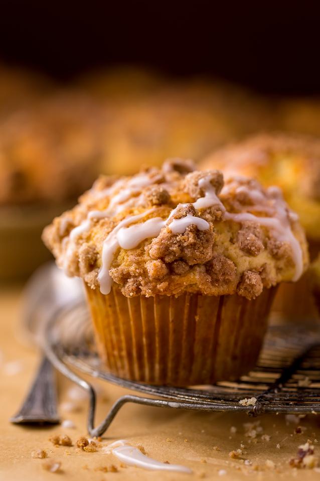  The crumbly top makes every bite of these muffins a treat.