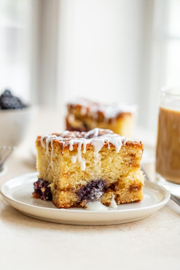  The juicy blackberries in every bite are the perfect addition to this classic coffee cake recipe.