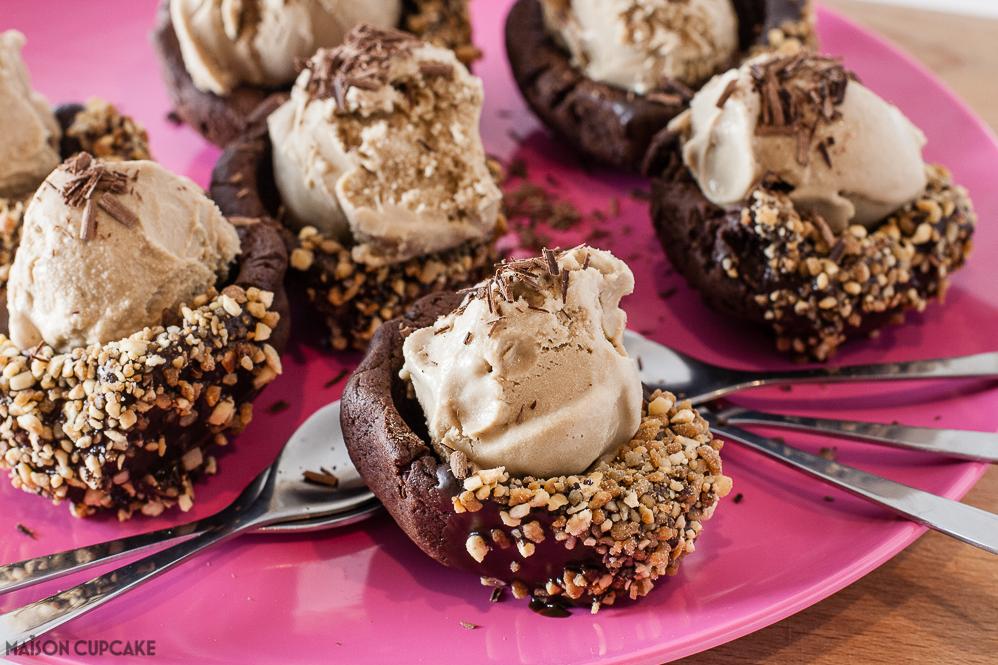  The perfect summer treat: Coffee Ice Cream Cookie Cups