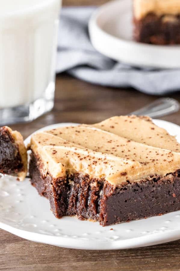  These heavenly brownies are perfect for a cozy night in with a cup of coffee.