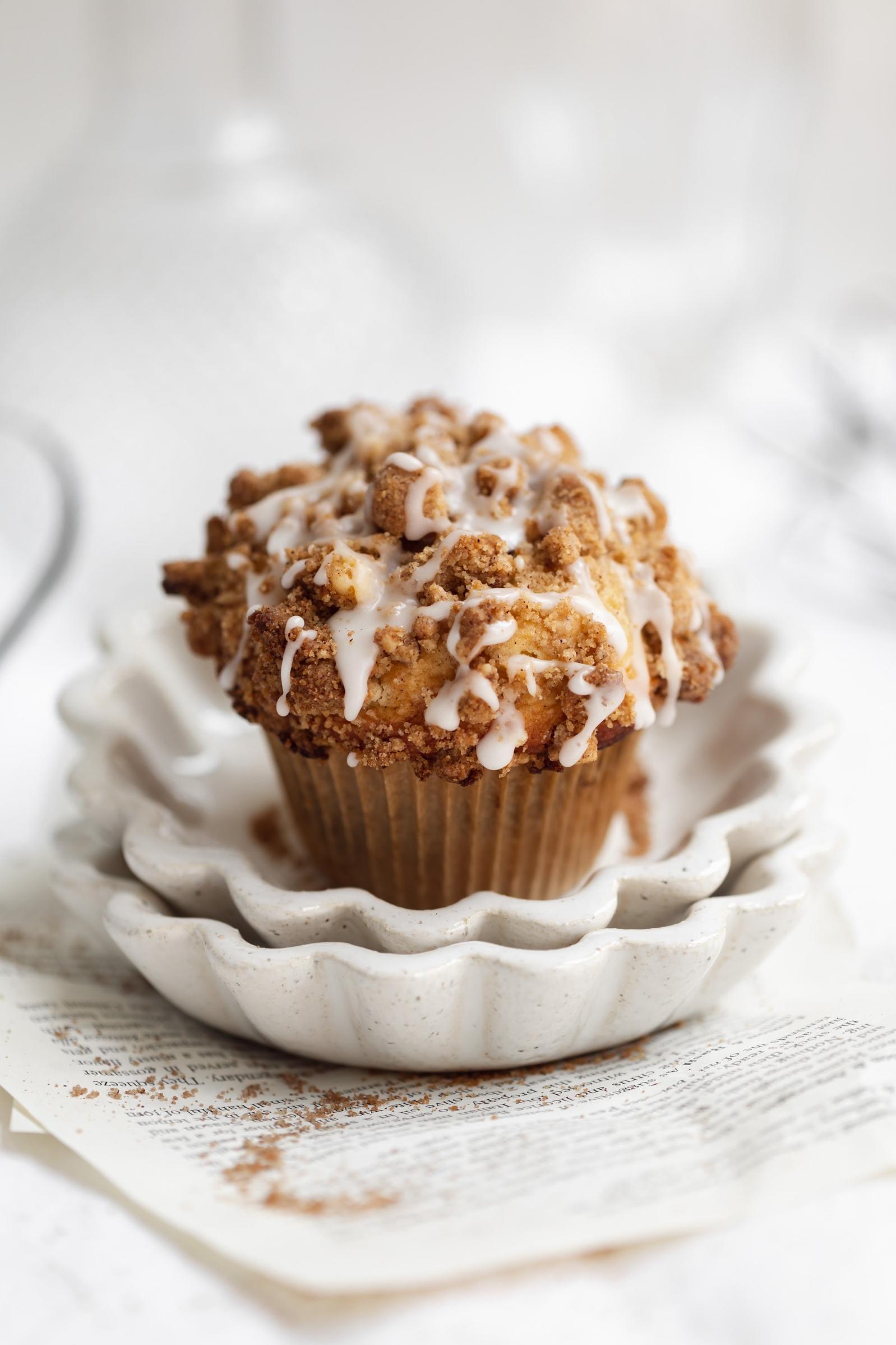  These muffins are packed full of cinnamon goodness.