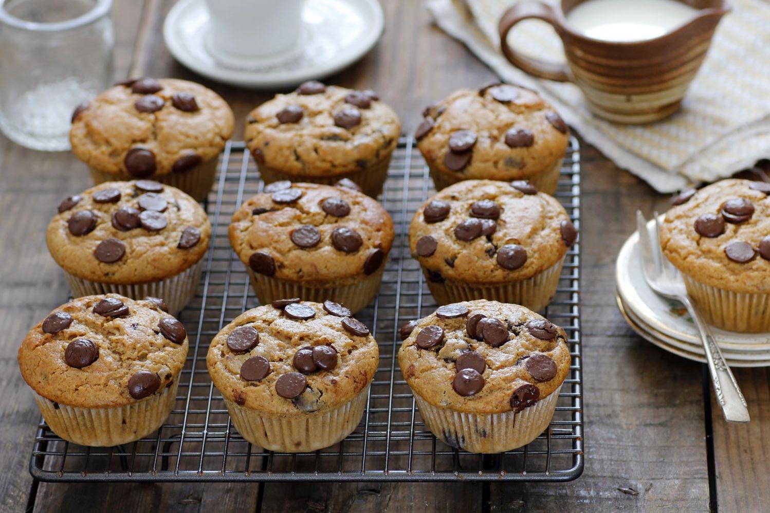  These muffins are perfect for an indulgent morning treat.