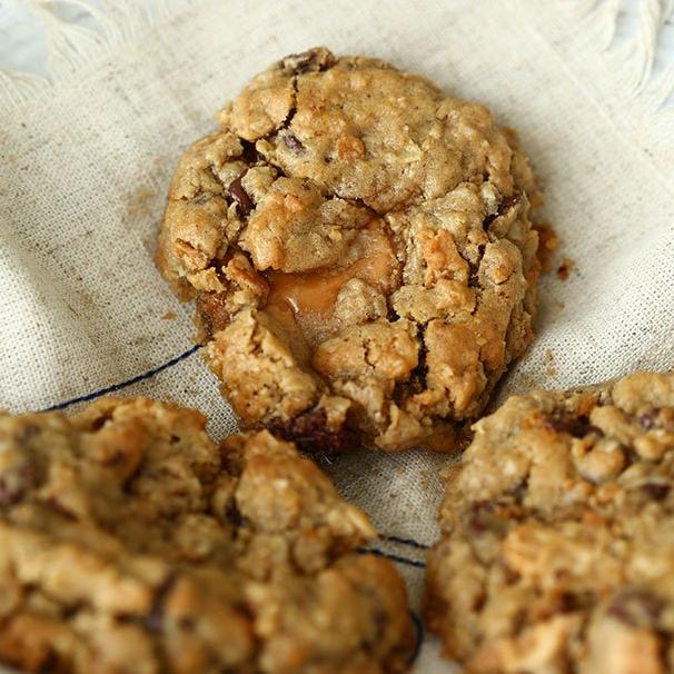  These Toffee Coffee Cookies will give you all the caffeine you need in a single bite!