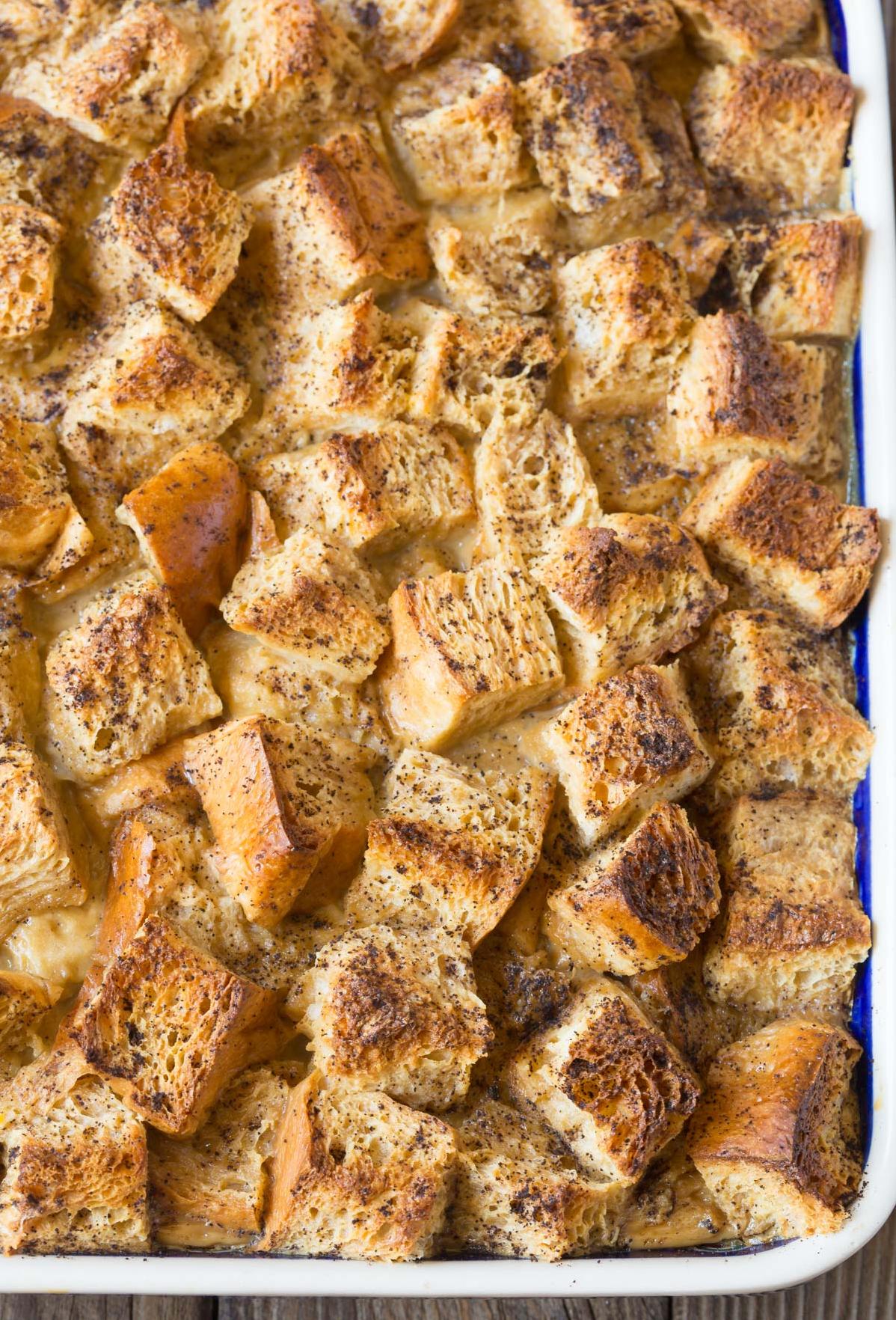  This bread pudding is loaded with rich, aromatic flavors.