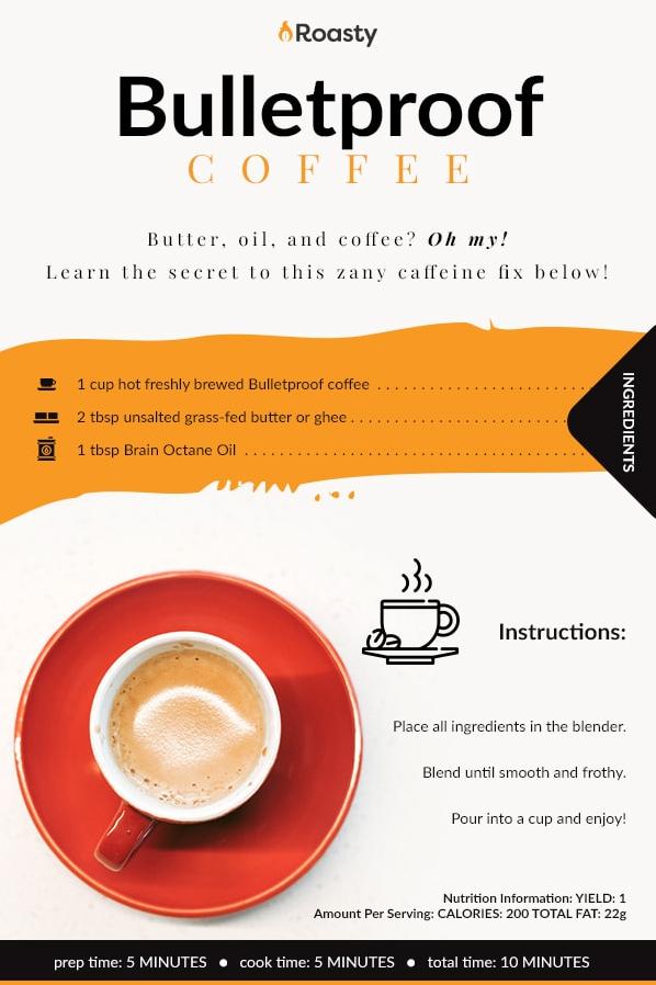  This Bulletproof Coffee recipe will fill you up and give you a boost of energy.