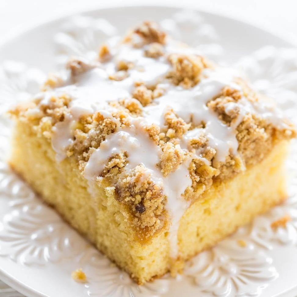  This buttery crumb cake is the ultimate dessert indulgence.