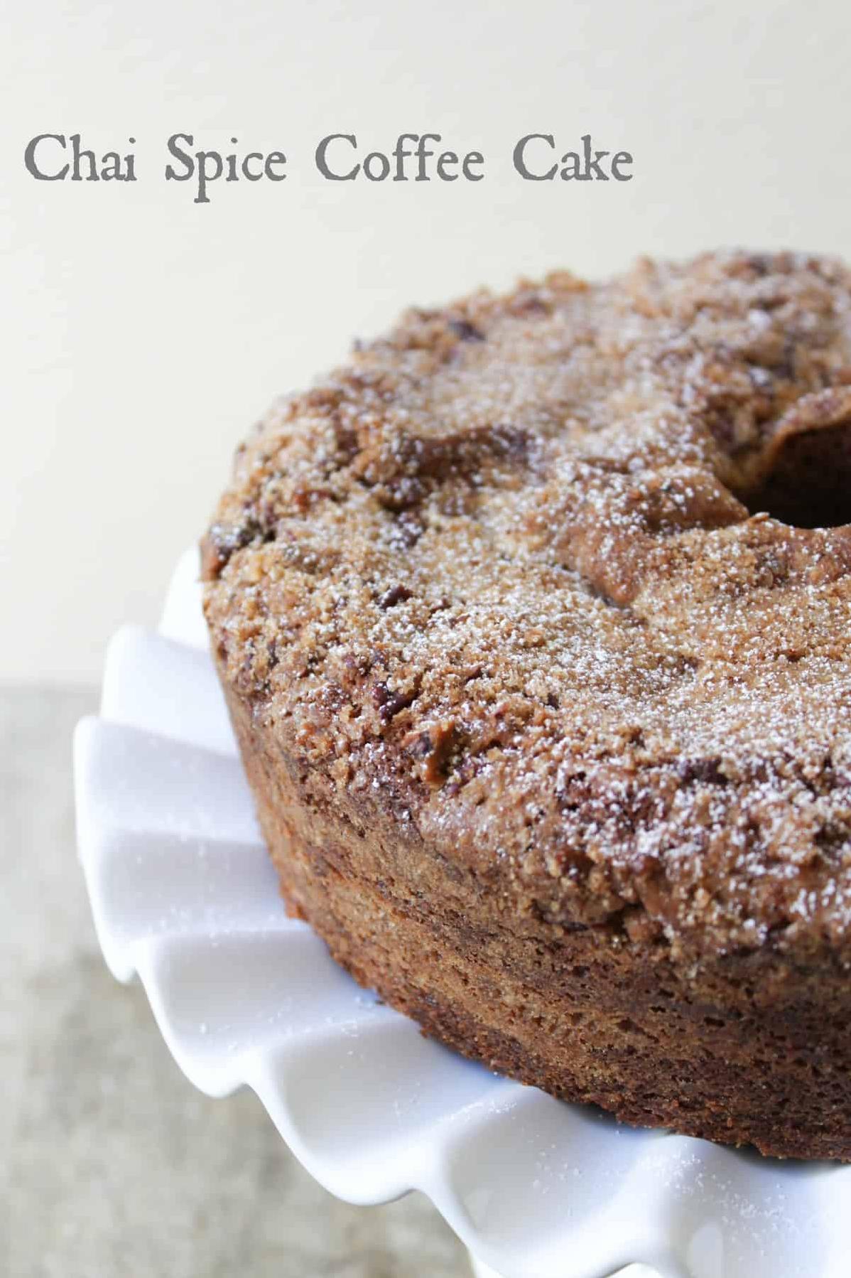  This cake is a great way to use up leftover brewed coffee