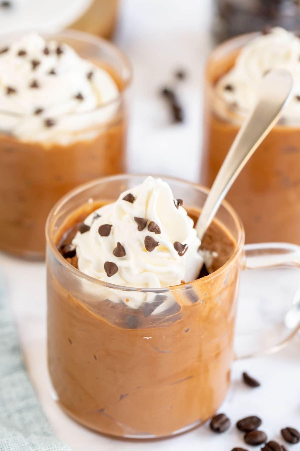  This coffee and cream mousse is the perfect pick-me-up dessert.