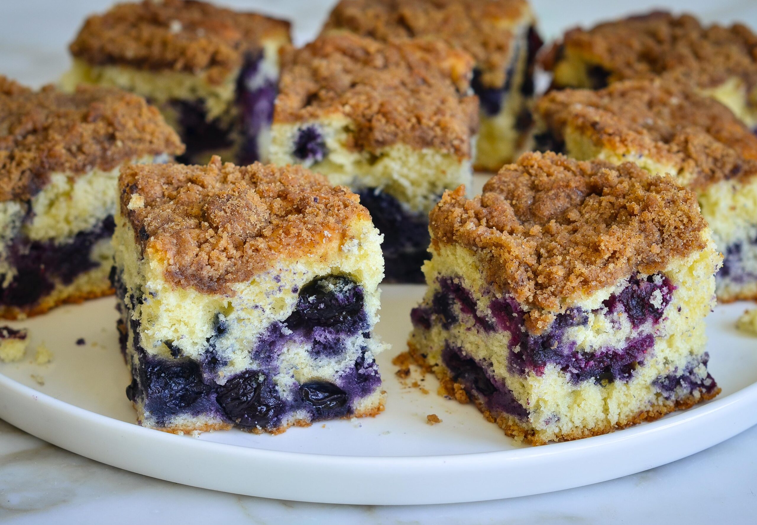  This coffee cake is a colorful work of art.