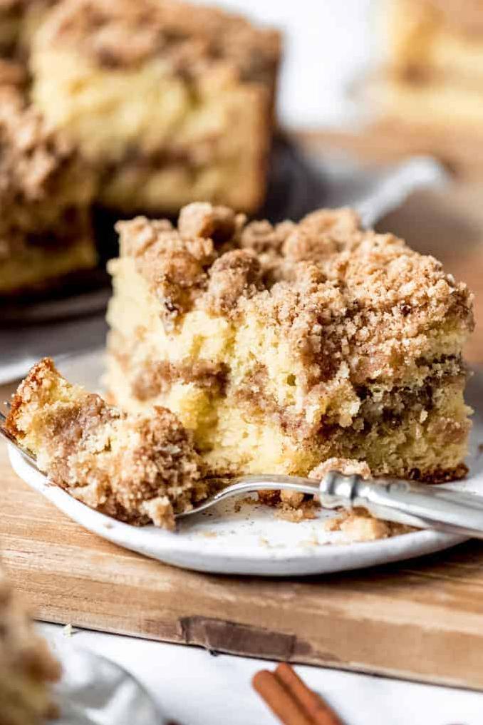  This coffee cake is perfect for a lazy weekend breakfast or brunch.