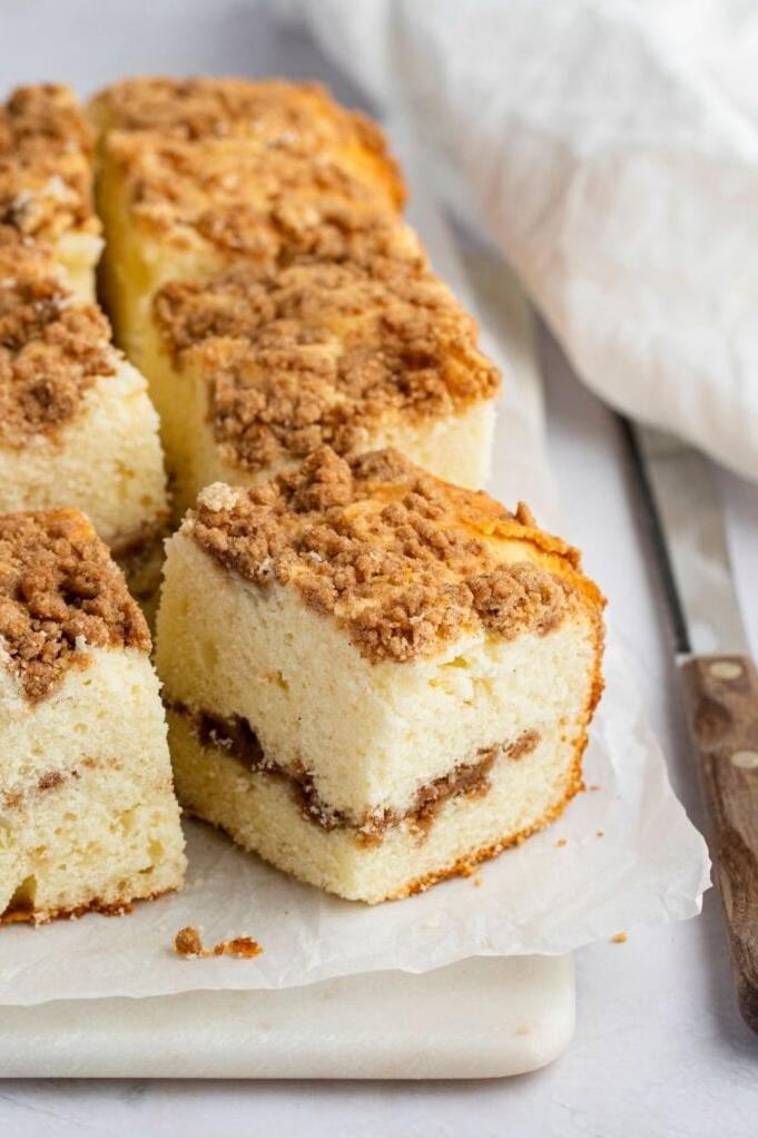  This coffee cake is the perfect balance of sweetness and bold coffee flavor.