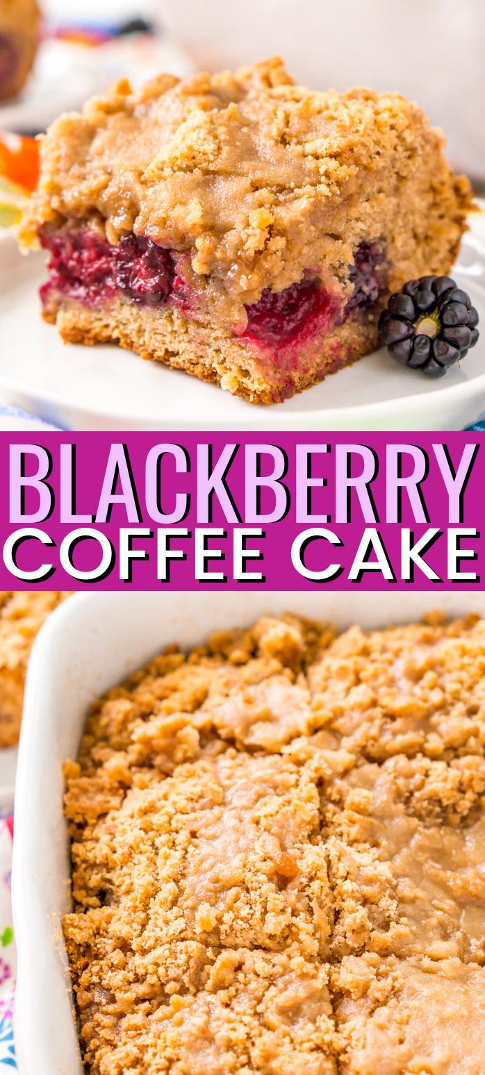  This coffee cake is the perfect way to use up your fresh blackberries and impress your friends and family.