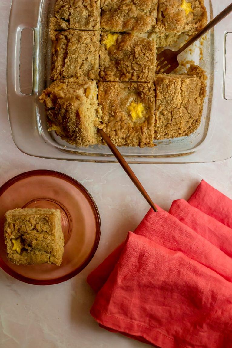  This coffee cake packs a bold and fruity flavor, perfect for jump-starting your day.