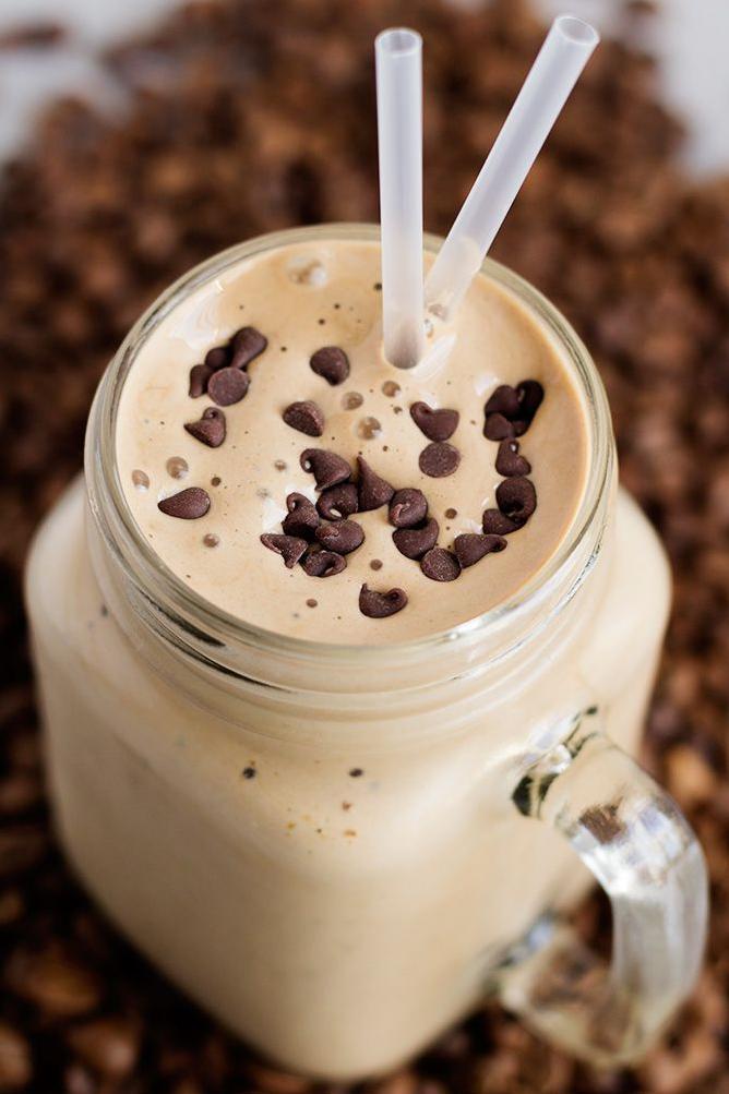  This mocha latte shake is like a hug in a mug for your taste buds.