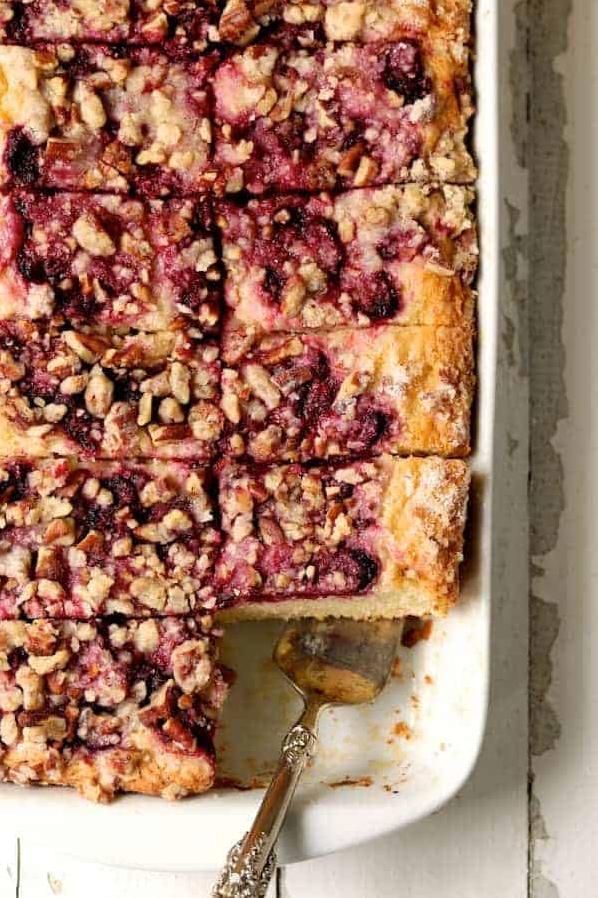  This Raspberry Coffee Cake is a delightful indulgence without being too heavy.