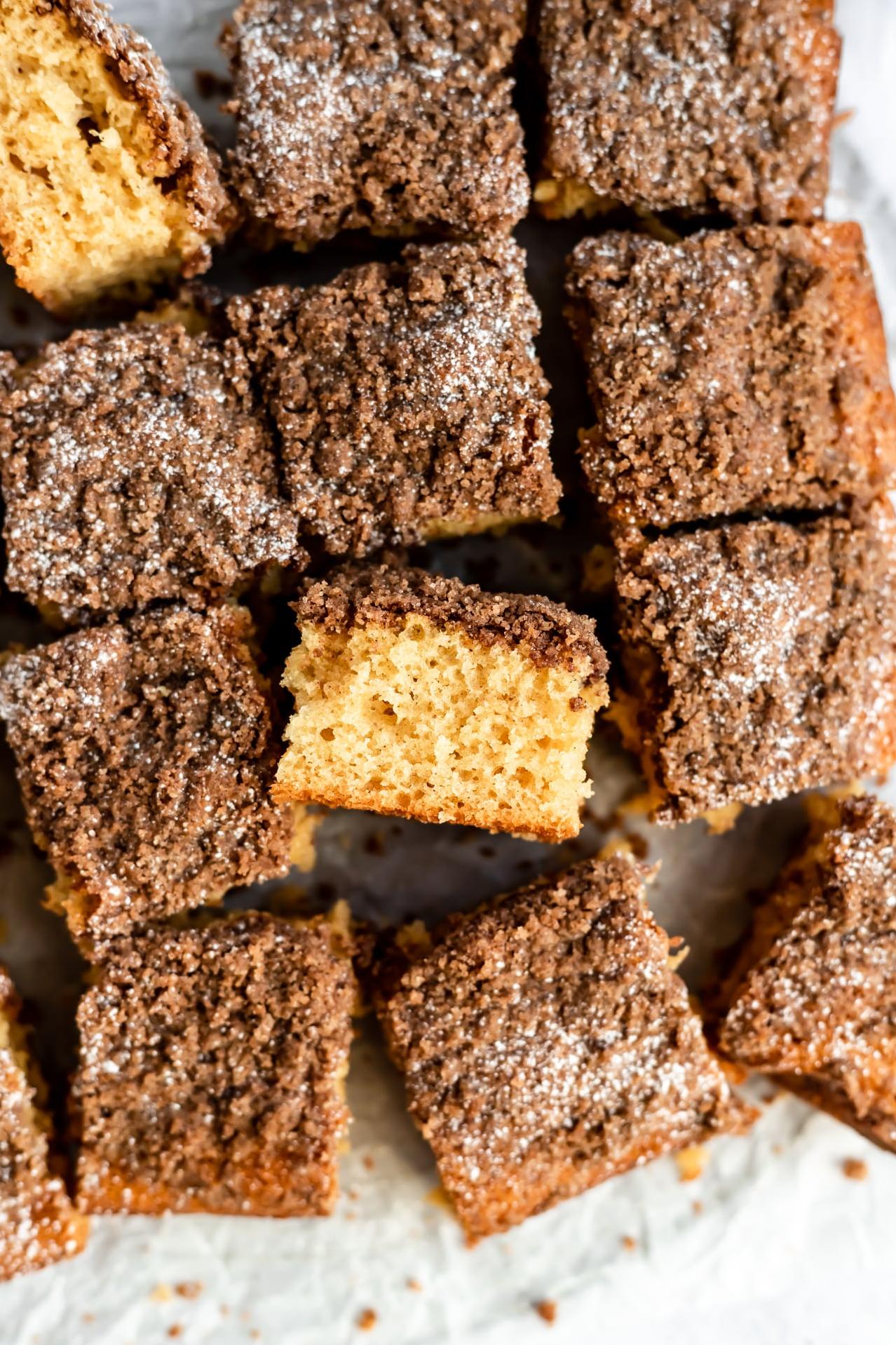  This recipe is a healthier twist on the classic coffee cake, without sacrificing on taste