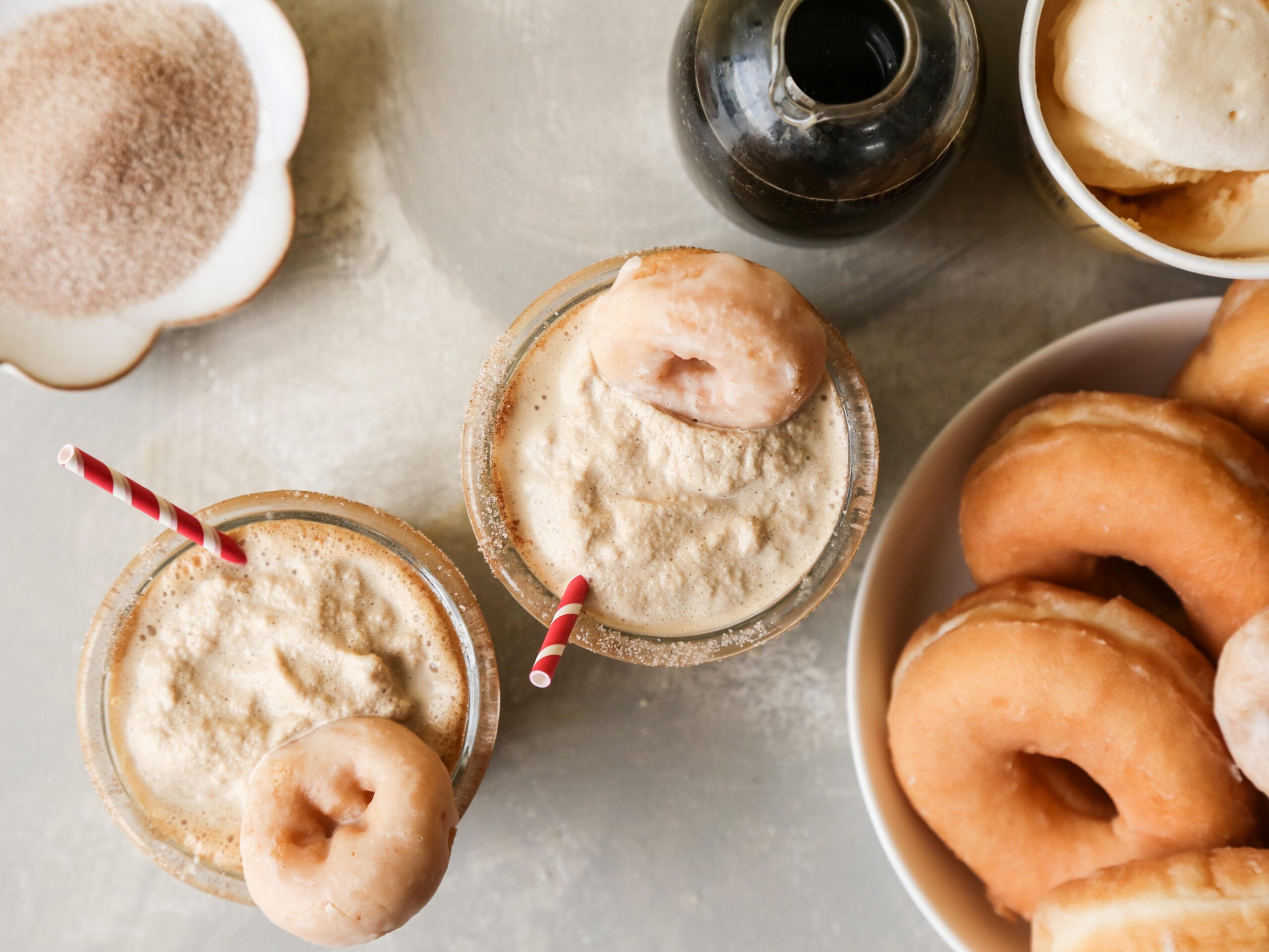  This unique combination of coffee and donuts is sure to satisfy your cravings.