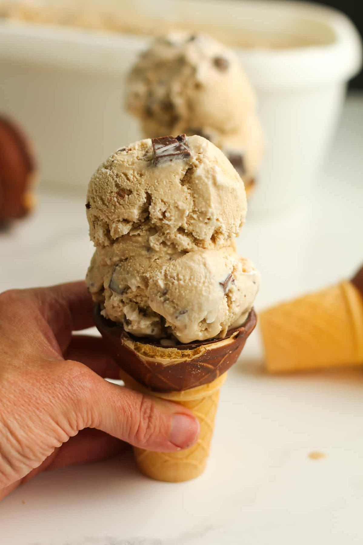 Indulge in Toffee Coffee Ice Cream Bliss