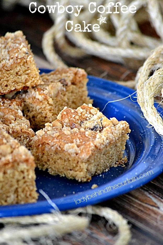  Topped with crunchy streusel, this coffee cake will have you reaching for seconds.
