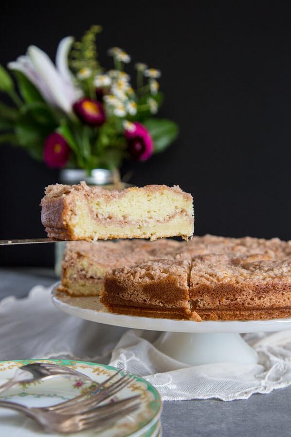  Treat your friends and family to a delightful breakfast with this moist and fluffy buttermilk coffee cake.