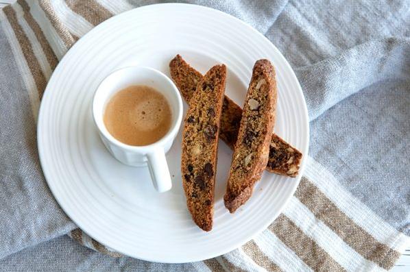  Treat yourself to a lazy Sunday morning with a cup of coffee and a plate of our biscotti.