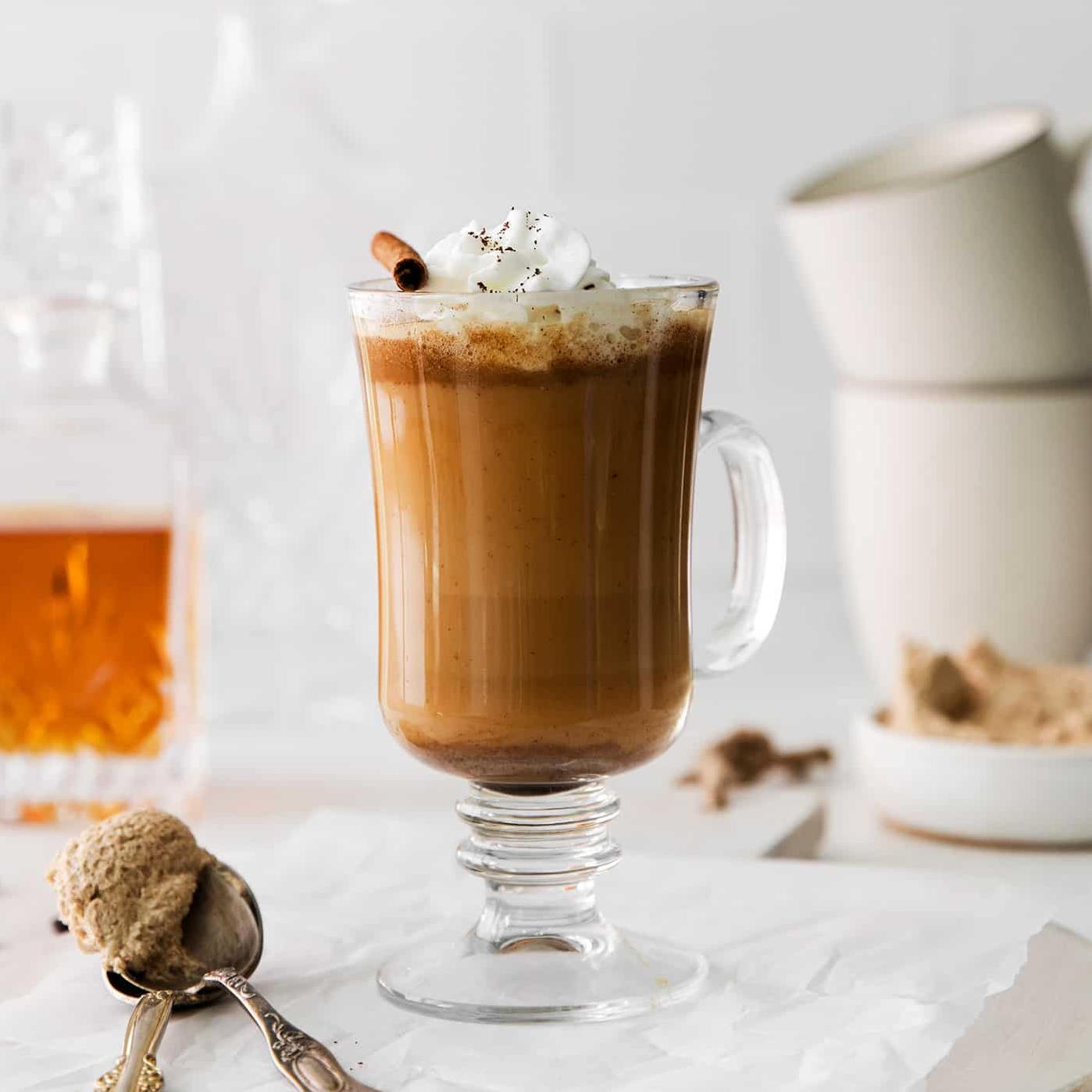  Treat yourself to a rich latte with a decadent twist.