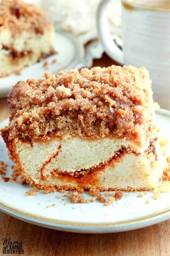  Wake up to the sweet aroma of cinnamon with this gluten-free coffee cake.