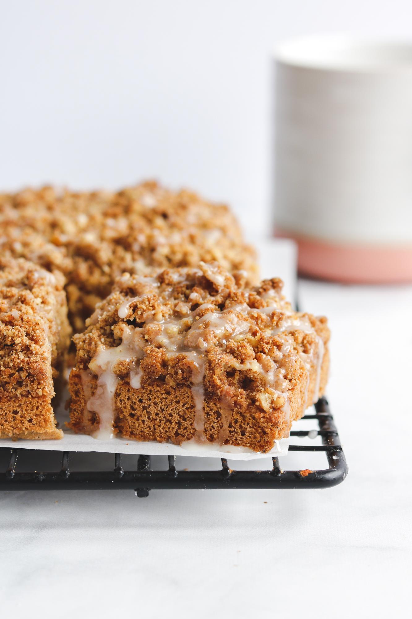  Wake up your taste buds with this scrumptious and guilt-free coffee cake.