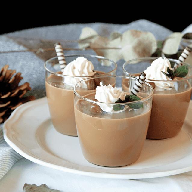  Warm up your day with the chocolatey goodness of this latte pudding!