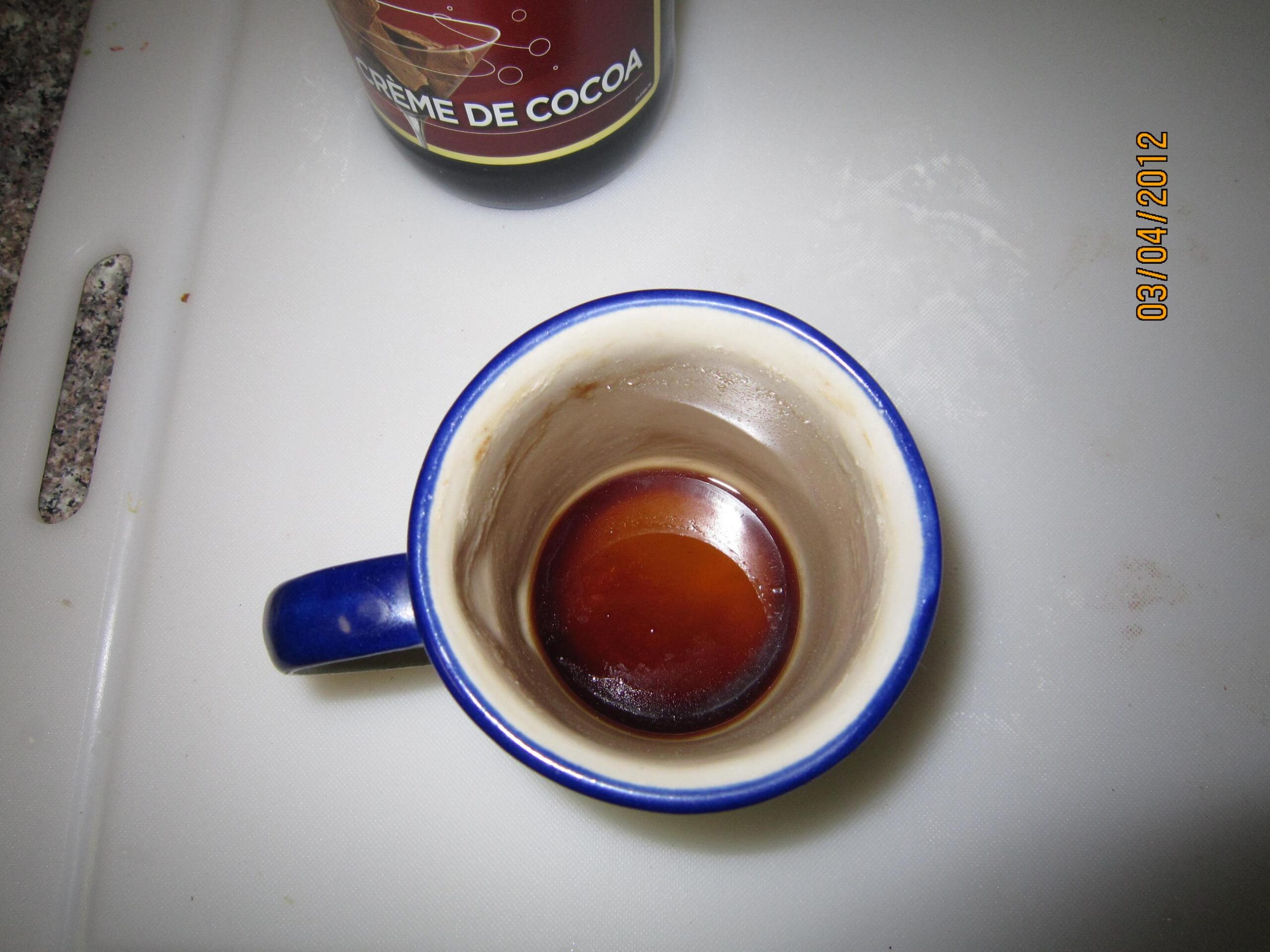  Warm yourself up with Dad's Irish Coffee.
