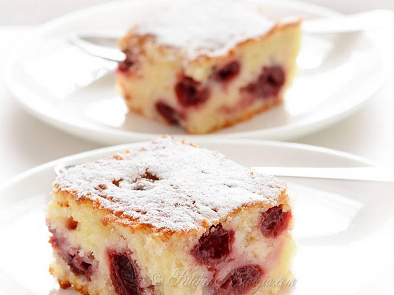  When life gives you sour cherries, make coffee cake!