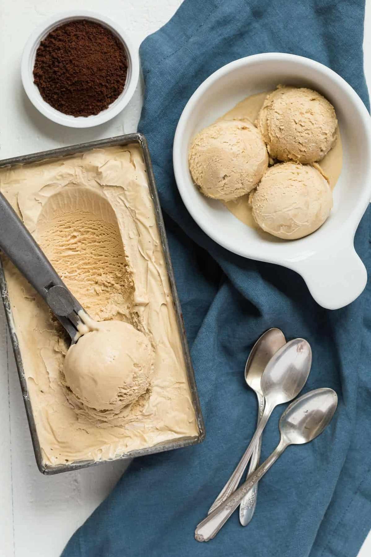  Whip up a batch of our creamy coffee ice cream for your next BBQ.