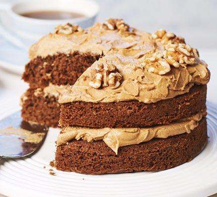  Who needs a cup of coffee when you can have a slice of this sponge cake?
