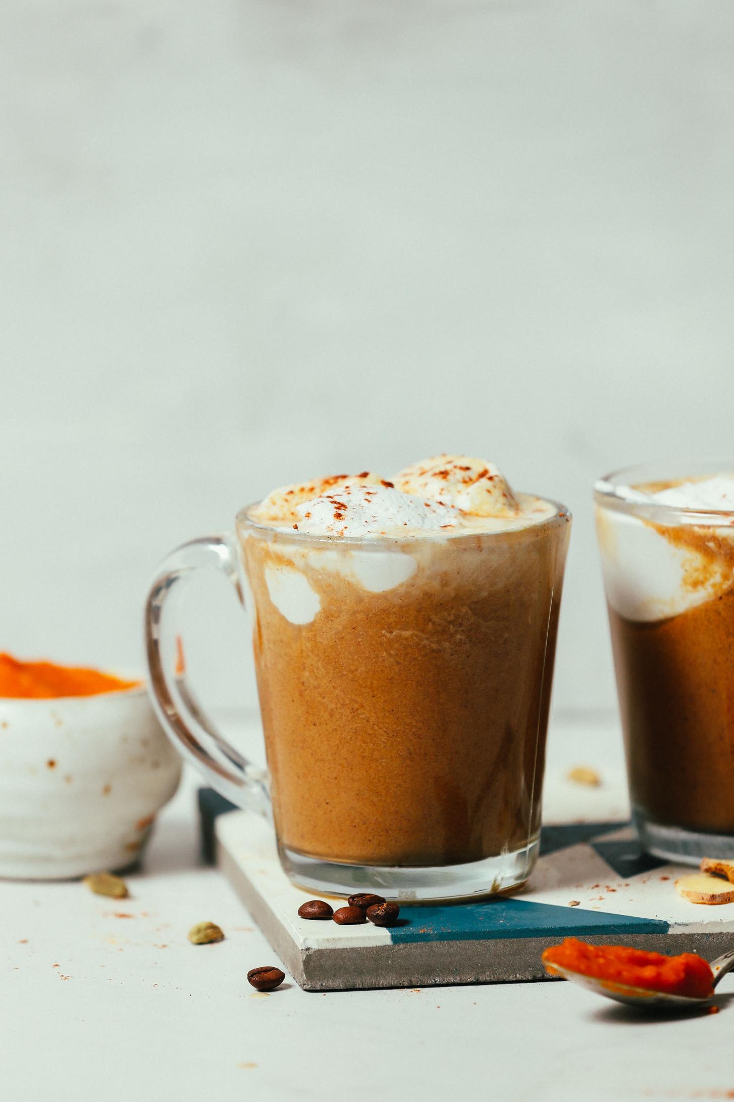 Who needs a dessert when you can have a cup of creamy pumpkin coffee?