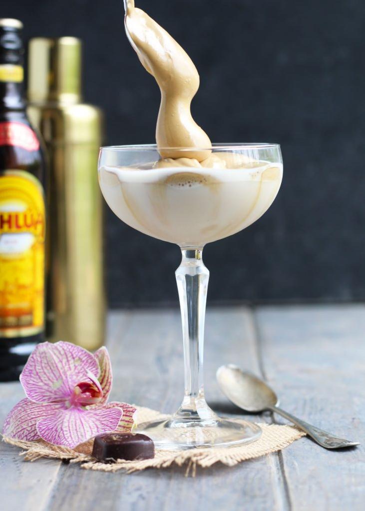  Who needs dessert when you can have a whipped coffee martini?