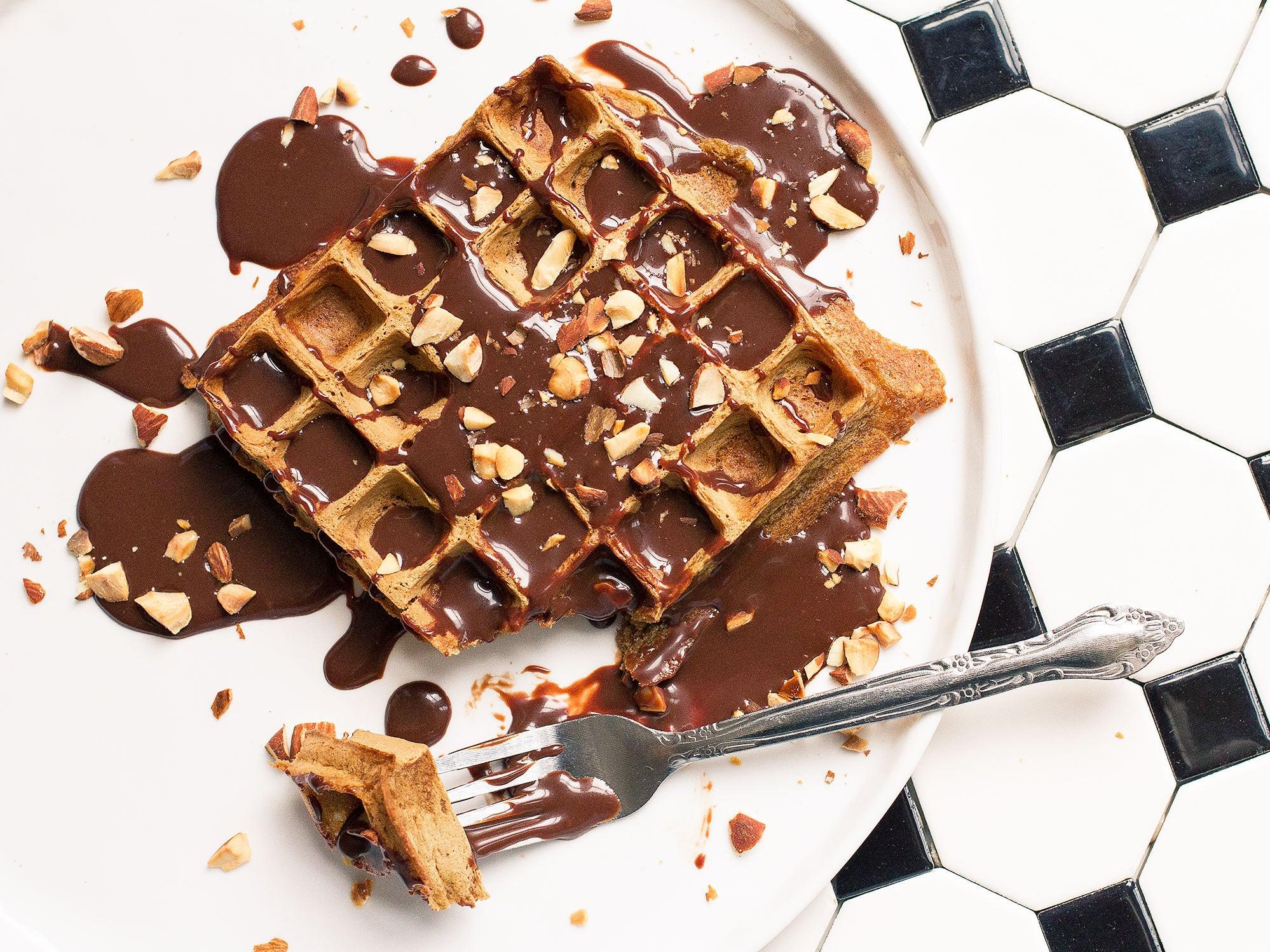  Who says waffles can't be for dessert? Try this Coffee Chocolate Waffle recipe for a decadent treat.
