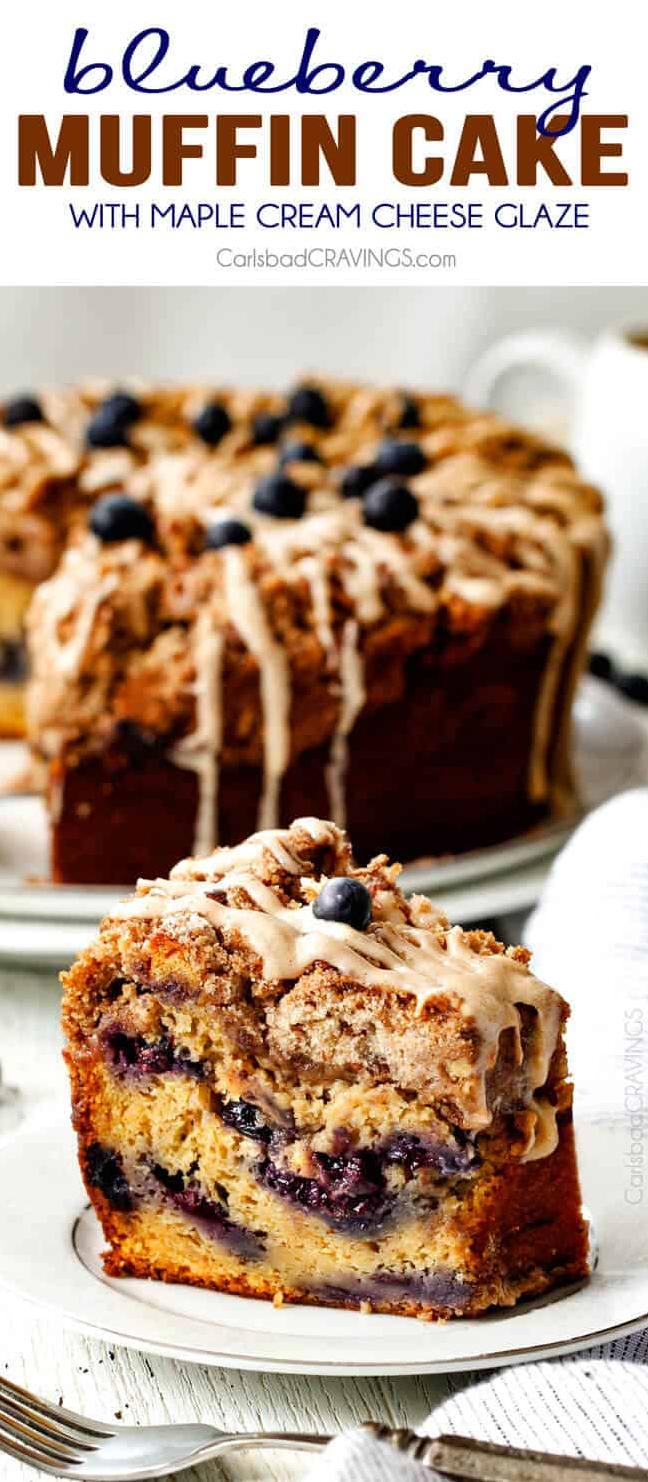  Who says you can't have cake for breakfast? This Blueberry Coffee Cake defies the norms.