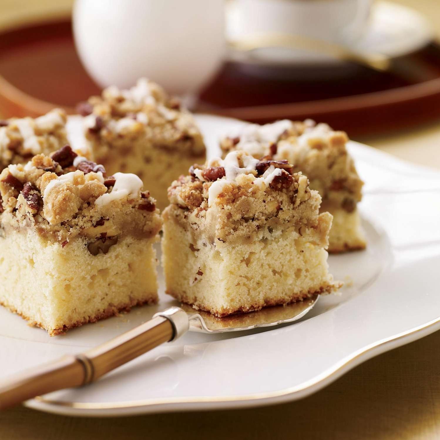  Your house will smell amazing while this coffee cake bakes in the oven.