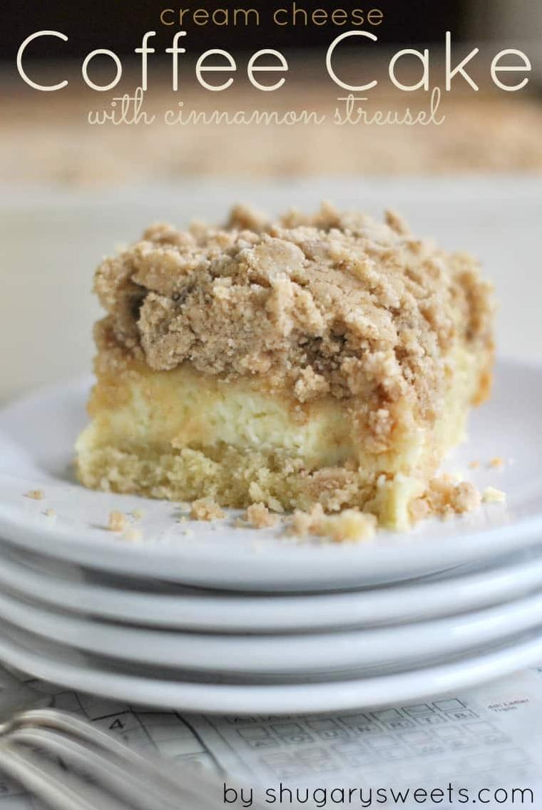  Your morning coffee just got a whole lot sweeter with Aunt Nelda's Cream Cheese Coffee Cake.